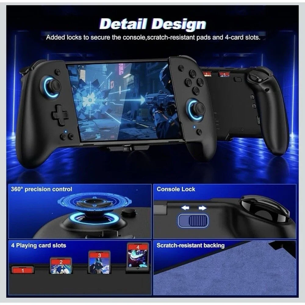 JC400 Wireless Controller for Nintendo Switch/Switch OLED, New But Missing Cable